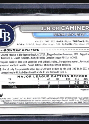 2024 Bowman Chrome Rc Mega Box Mojo Junior Caminero #56
