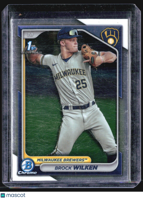 2024 Bowman 1st Chrome Brock Wilken #BCP-86