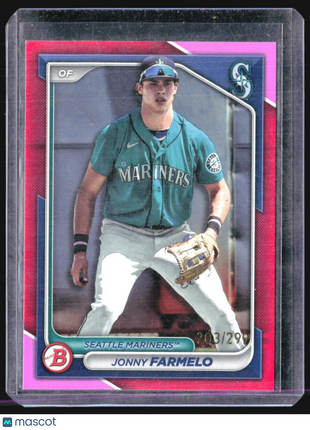 2024 Bowman Paper Pink /299 Jonny Farmelo #BP-147
