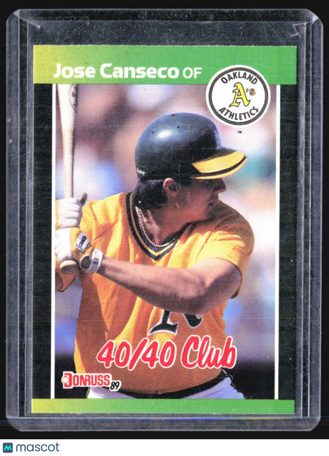 1989 Donruss Jose Canseco #643