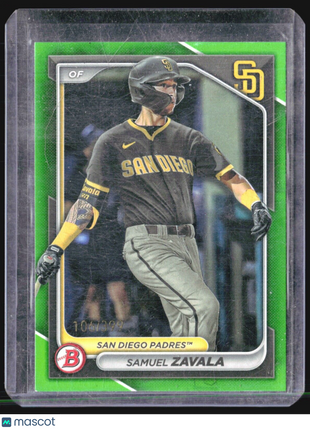2024 Bowman Samuel Zavala #BP-57 Green /399