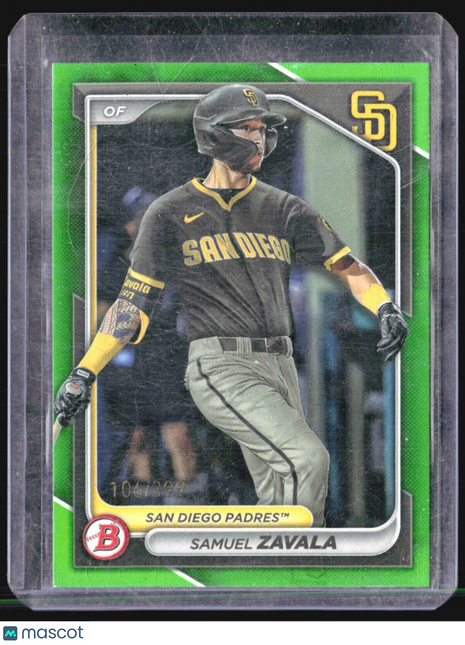 2024 Bowman Samuel Zavala #BP-57 Green /399