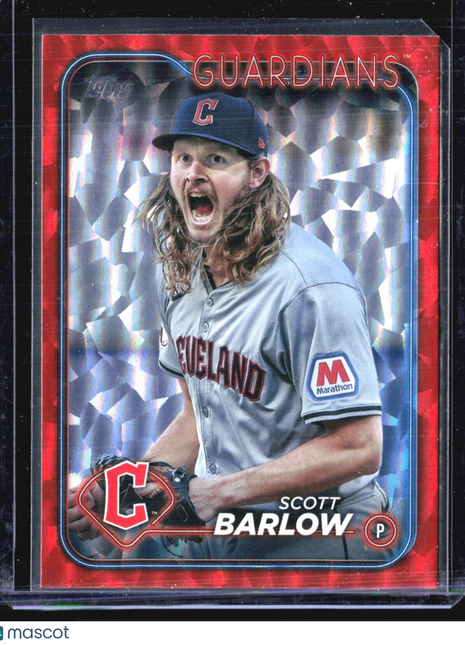 2024 Topps Scott Barlow #US42 Orange Foilboard /299