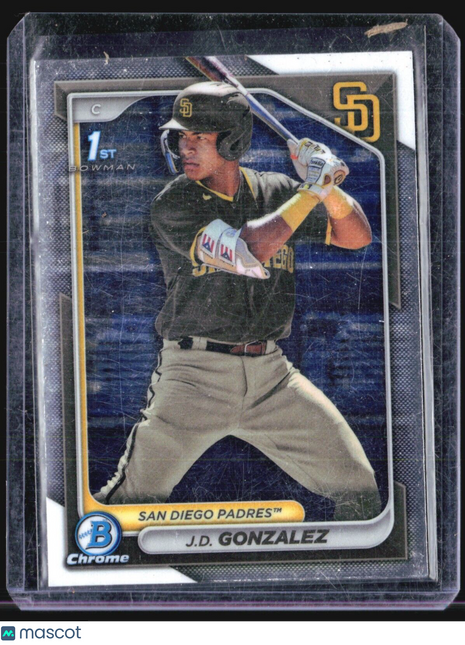 2024 Bowman Chrome 1st J.D. Gonzalez #BCP-111