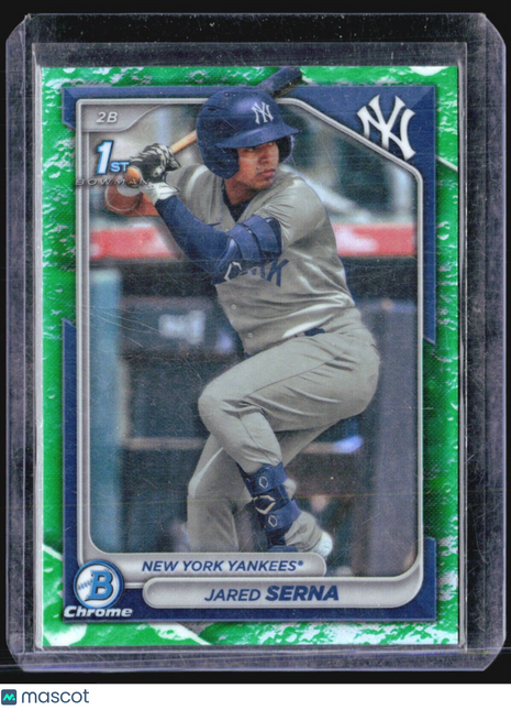 2024 Bowman Chrome 1st Lunar Glow Jared Serna #BCP-68