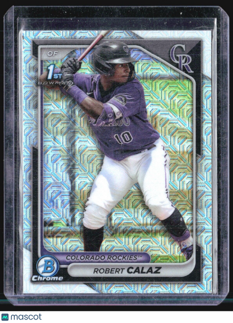 2024 Bowman Chrome 1st Mega Box Mojo Robert Calaz #BCP-131