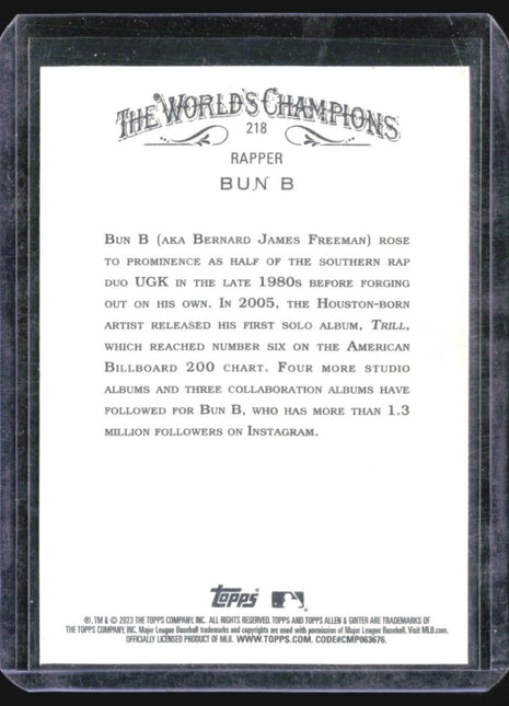 2023 Topps Allen & Ginter Bun B #218