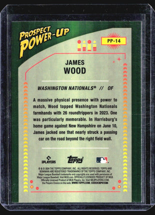 2024 Bowman Chrome Prospet Power Up Mojo James Wood #PP-14