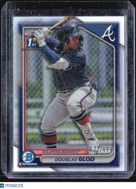 2024 Bowman Chrome 1st Refractor Douglas Glod /499 #bcp-11