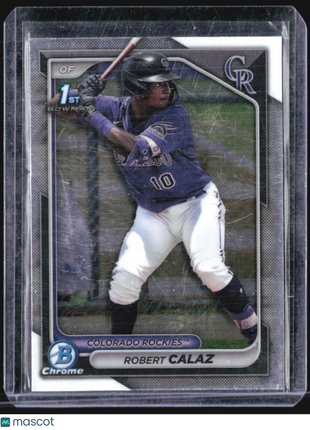 2024 Bowman Chrome 1st Robert Calaz #BCP-131