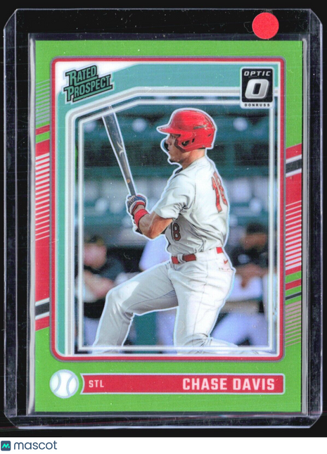 2024 Panini Donruss - Optic Rated Prospects #104 Chase Davis (RC) Green /149