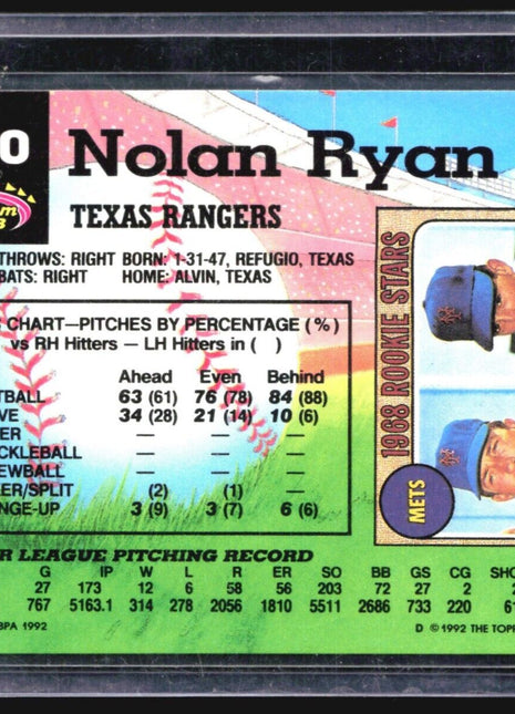 1992 Topps Stadium Club Nolan Ryan #770