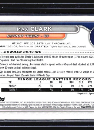 2024 Bowman Chrome Mega Box Mojo Max Clark #BCP-195