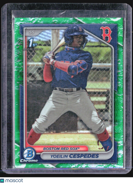 2024 Bowman Chrome 1st Lunar GLow Yoeilin Cespedes #BCP-139