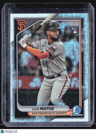 2024 Bowman Chrome Mega Box Mojo Rc Luis Matos #12