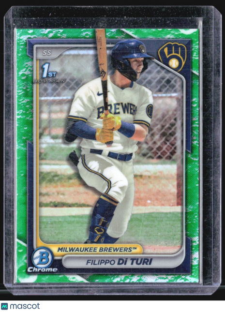 2024 Bowman Chrome 1st Lunar Glow Filippo Di Turi #BCP-101