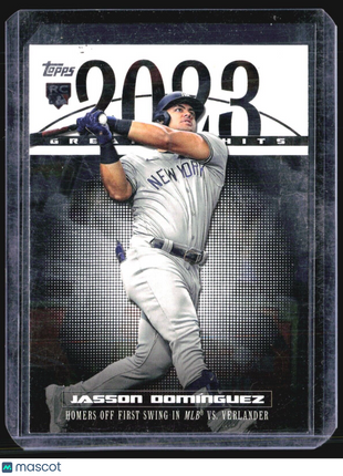 2024 Topps Jasson Dominguez #23GH-26 Greatest hits Rc