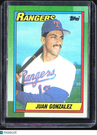 1990 Topps - #331 Juan González (RC)