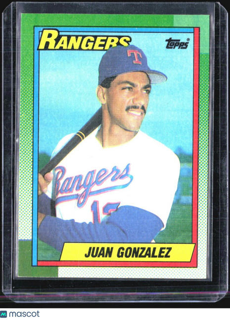 1990 Topps - #331 Juan González (RC)