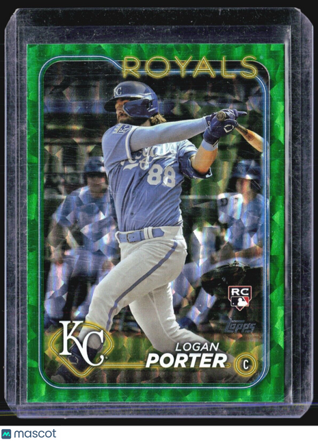 2024 Topps Logan Porter #666 Green Foilboard /499