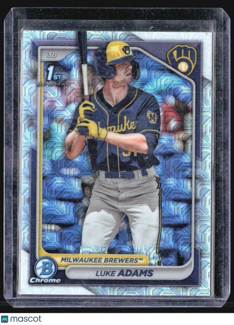 2024 Bowman Chrome 1st Mega Box Mojo Luke Adams #BCP-50