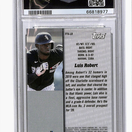 2020 Bowman's Best 2000 Franchise Favorites Luis Robert Atomic Refractor PSA 10