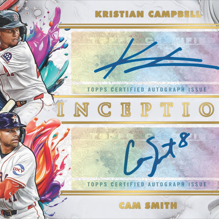 2025 TOPPS INCEPTION MLB FULL CASE PYT BREAK #1 6/19