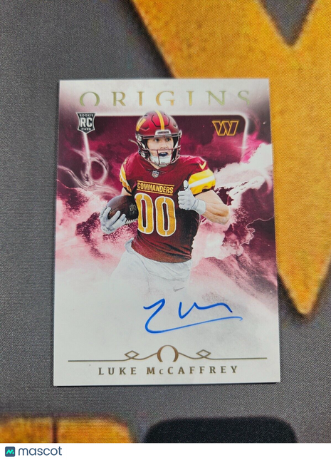 2024 Panini Origins Luke McCaffrey Rc Auto #rau-lcc