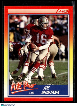 1990 SCORE ALL PRO JOE MONTANA 49ERS