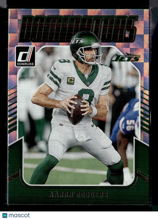 2024 DONRUSS DOMINATORS AARON RODGERS JETS