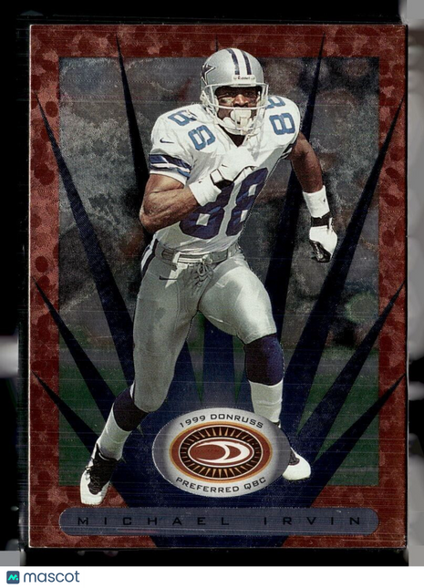 1999 DONRUSS PREFERRED QBC MICHAEL IRVIN COWBOYS