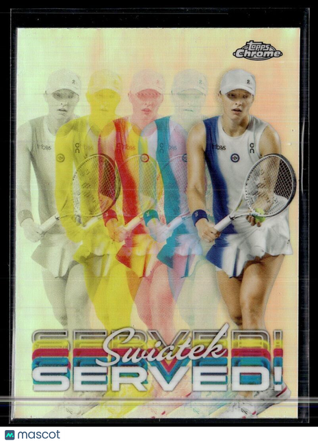 2024 TOPPS CHROME TENNIS SERVED! SER-IS Iga Swiatek