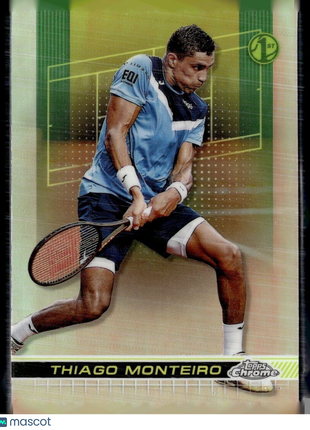 2024 TOPPS CHROME TENNIS REFRACTOR 36 Thiago Monteiro