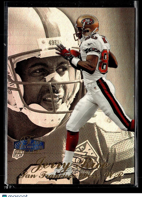 1998 FLAIR SHOWCASE JERRY RICE 49ERS