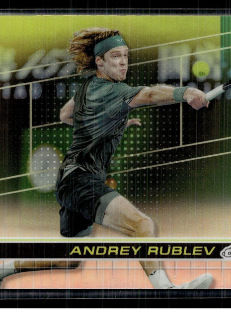 2024 TOPPS CHROME TENNIS REFRACTOR 34 Andrey Rublev