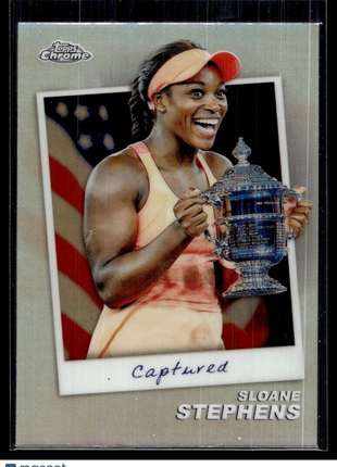 2024 TOPPS CHROME TENNIS CAPTURED CTD-SS Sloane Stephens