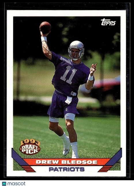 1993 TOPPS ROOKIE DREW BLEDSOE PATRIOTS