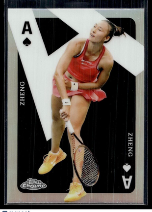 2024 TOPPS CHROME TENNIS ACES CAS-QZ Qinwen Zheng