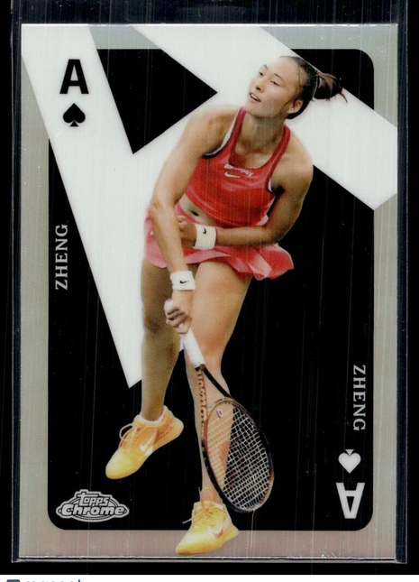 2024 TOPPS CHROME TENNIS ACES CAS-QZ Qinwen Zheng