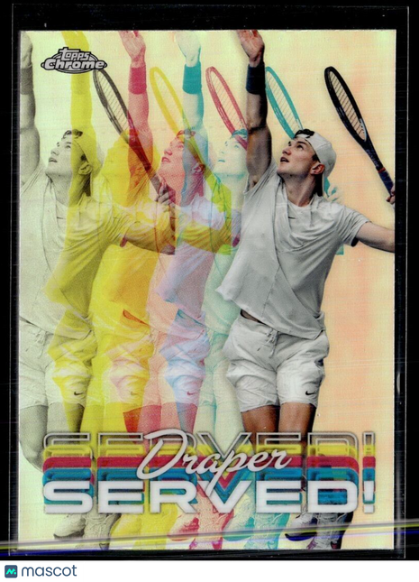 2024 TOPPS CHROME TENNIS SERVED! SER-JD Jack Draper