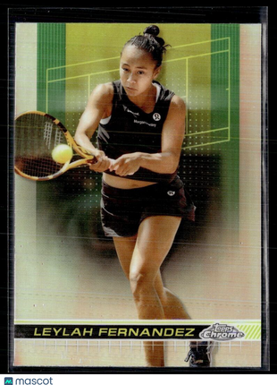 2024 TOPPS CHROME TENNIS REFRACTOR 123 Leylah Fernandez