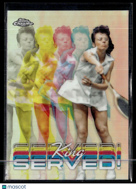 2024 TOPPS CHROME TENNIS SERVED! SER-BK Billie Jean King