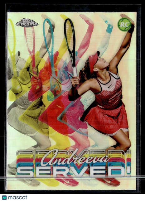 2024 TOPPS CHROME TENNIS SERVED! SER-MA Mirra Andreeva