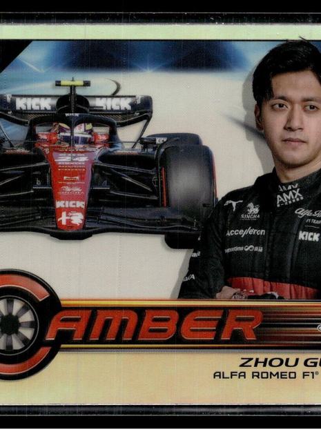 2023 TOPPS CHROME FORMULA 1 F1 AMBER ZHOU GUANYU