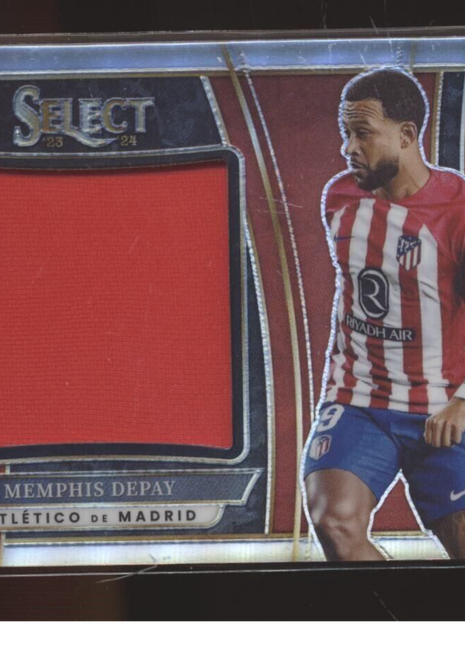 2023-24 SELECT LA LIGA HOLO SILVER JUMBO JERSEY MEMPHIS DEPAY ATLETICO MADRID