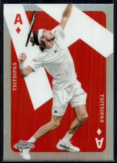 2024 TOPPS CHROME TENNIS ACES CAS-ST Stefanos Tsitsipas
