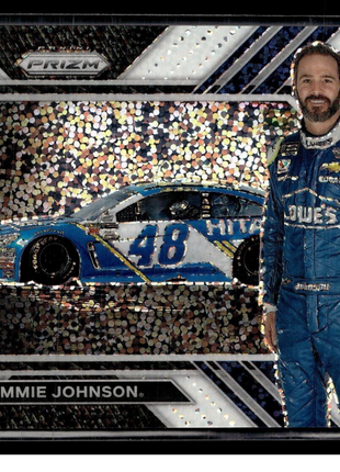 2023 PRIZM RACING WHITE SPARKLE VICTORY LANE JIMMIE JOHNSON