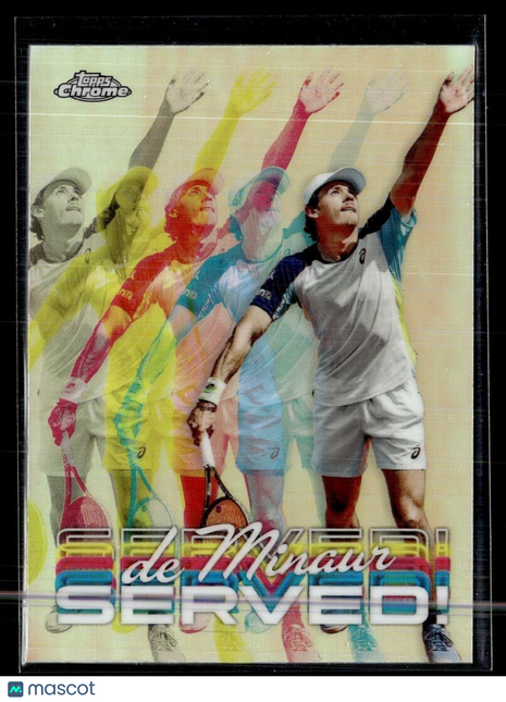 2024 TOPPS CHROME TENNIS SERVED! SER-AM Alex de Minaur