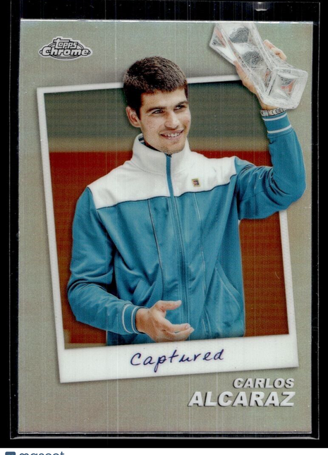 2024 TOPPS CHROME TENNIS CAPTURED CTD-CA Carlos Alcaraz