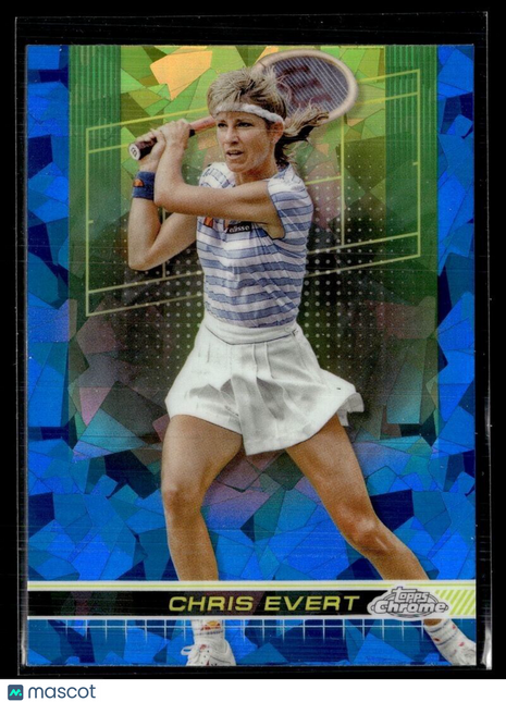 2024 TOPPS CHROME TENNIS SAPPHIRE 166 CHRIS EVERT